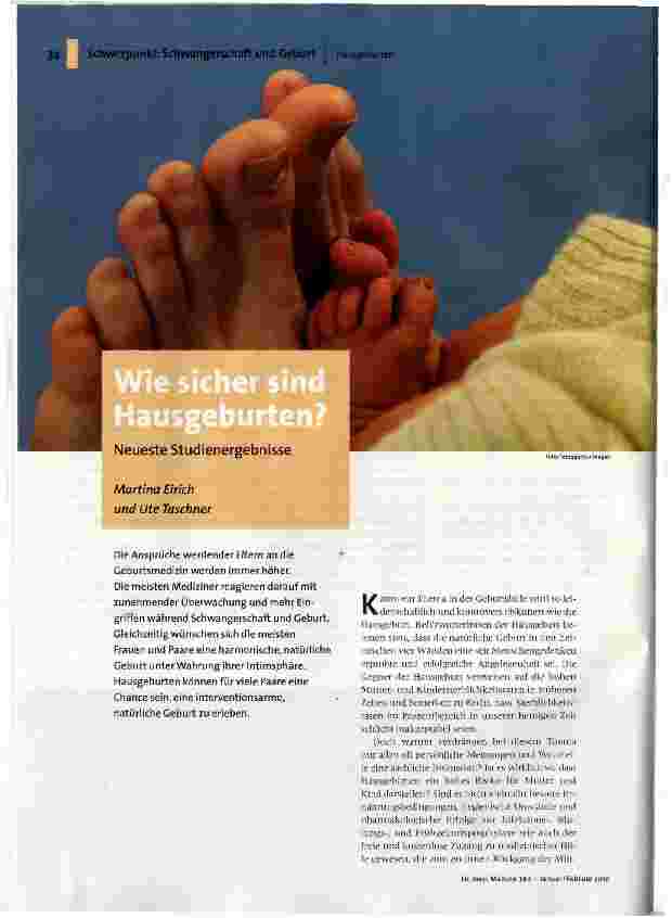[doc_114775] Wie sicher sind Hausgeburten?