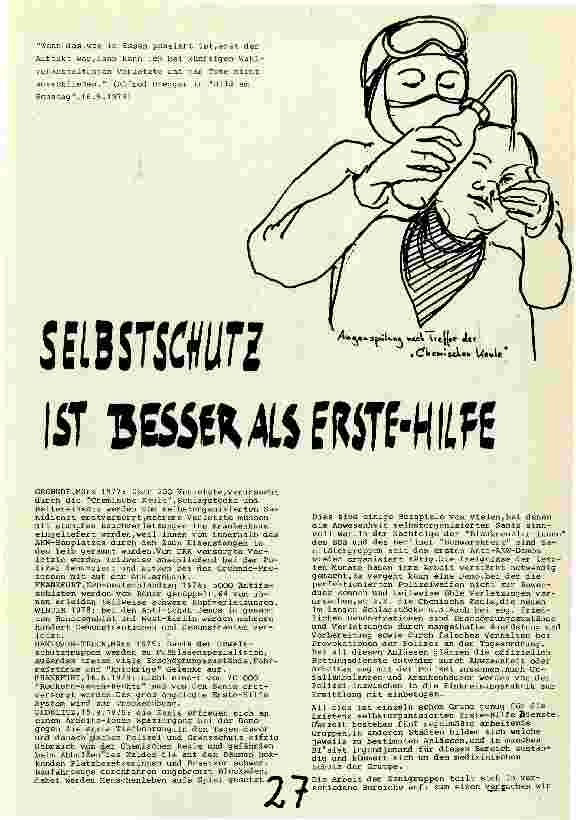 [doc_110448] Selbstschutz ist besser als Erste-Hilfe