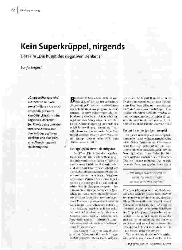 [doc_107409] Kein Superkrüppel, nirgends
