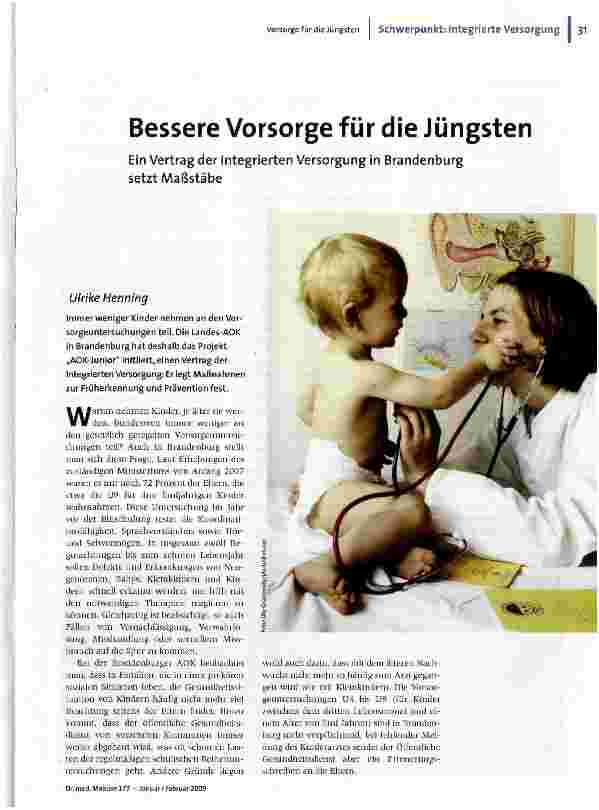 [doc_107404] Bessere Vorsorge für die Jüngsten