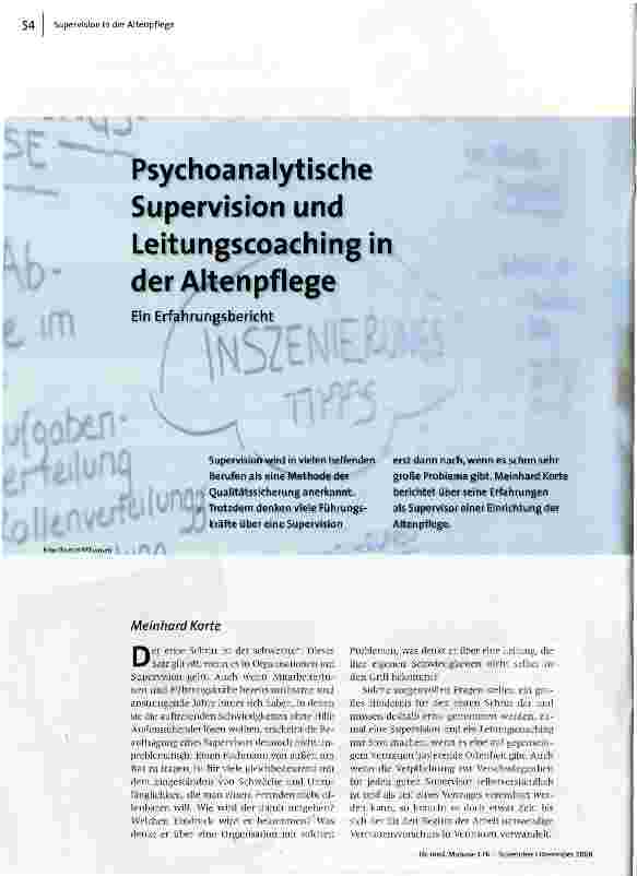 [doc_106522] Psychoanalytische Supervision und Leitungscoaching in der Altenpflege