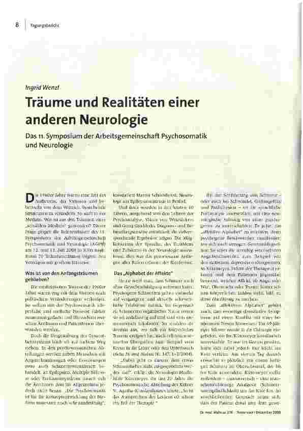 [doc_106513] Träume und Realitäten einer anderen Neurologie