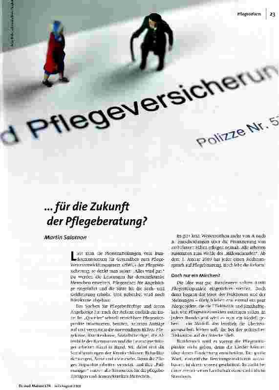 [doc_105125] ..für die Zukunft der Pflegeberatung?
