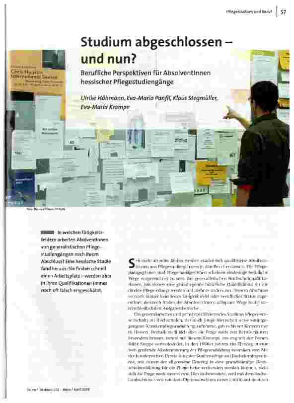 [doc_102882] Studium abgeschlossen und nun?