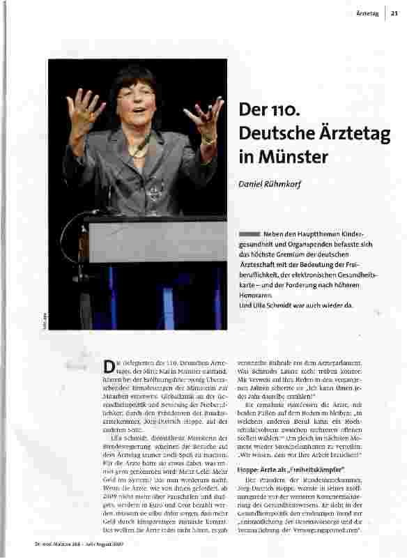 [doc_101891] Demo. Deutsche Ärztetag in Münster
