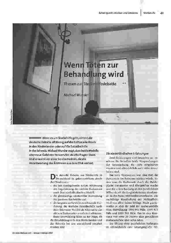 [doc_96142] Wenn Töten zur Behandlung wird