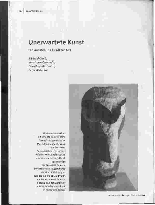 [doc_93969] Unerwartete Kunst - Die Ausstellung DEMENZ ART