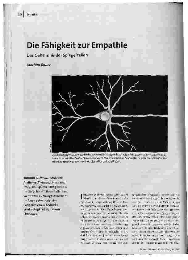 [doc_86039] Die Fähigkeit zur Empathie. Das Geheimnis der Spiegelzellen