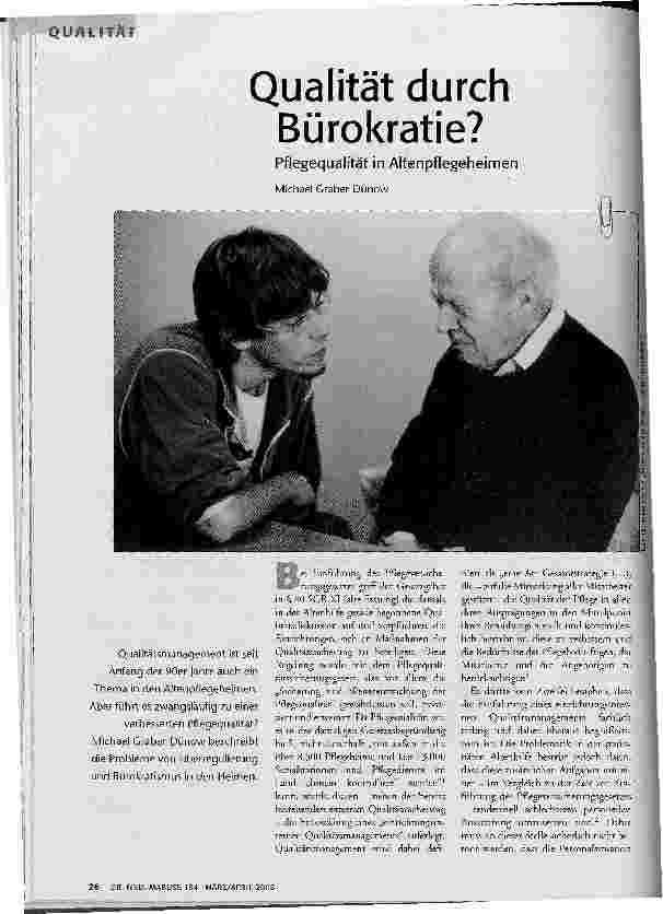 [doc_84445] Qualität durch Bürokratie?Pflegequalität in Altenpflegeheimen