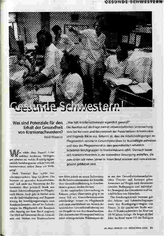 [doc_66724] Gesunde Schwestern!