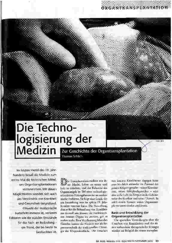 [doc_65323] Die Technologisierung der Medizin