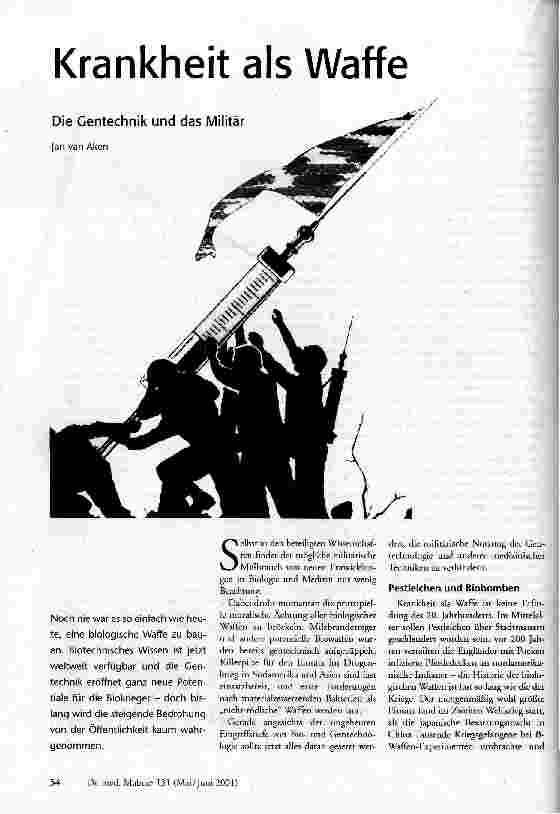 [doc_57946] Krankheit als Waffe Die Gentechnik und das Militär