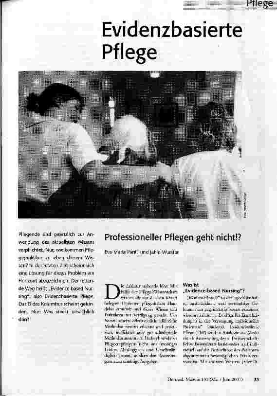 [doc_57943] Evidenzbasierte Pflege Professioneller Pflegen geht nicht?