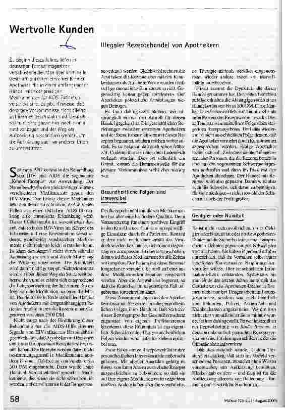 [doc_54110] Wertvolle Kunden Illegaler Rezeptehandel von Apothekern