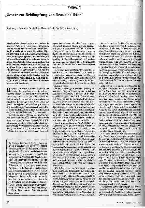[doc_45827] Gesetz zur Bekämpfung von Sexualdelikten