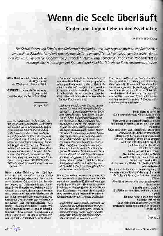 [doc_36273] Wenn die Seele überläuft Kinder und Jugendliche in der Psychiatrie