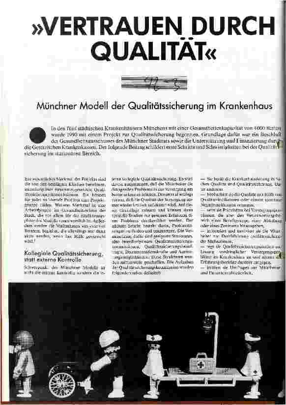 [doc_27117] Vertrauen durch Qualität Münchner Modell der Qualitätssicherung im Krankenhaus