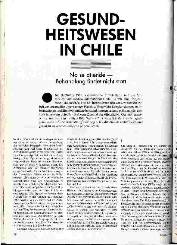 [doc_20305] Gesundheitswesen in Chile No se atiende- Behandlung findet nicht statt