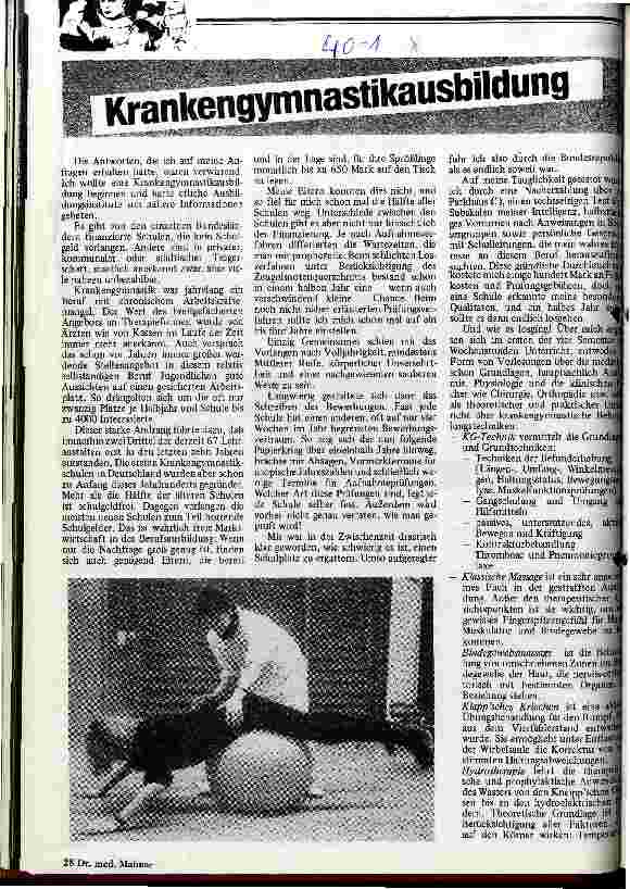[doc_12537] Krankengymnastikausbildung