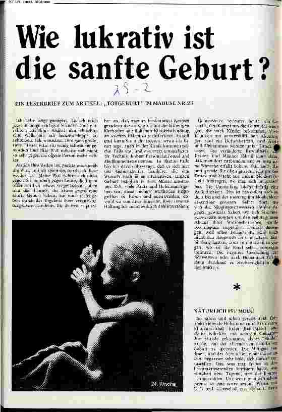 [doc_9153] Wie lukrativ ist die sanfte Geburt?