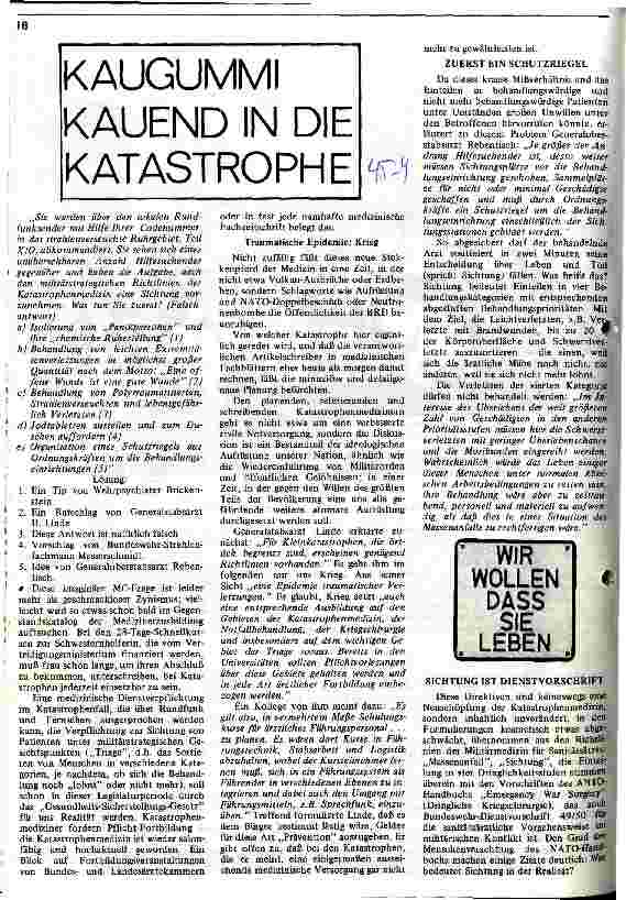 [doc_8635] Kaugummi Kauend in die Katastrophe