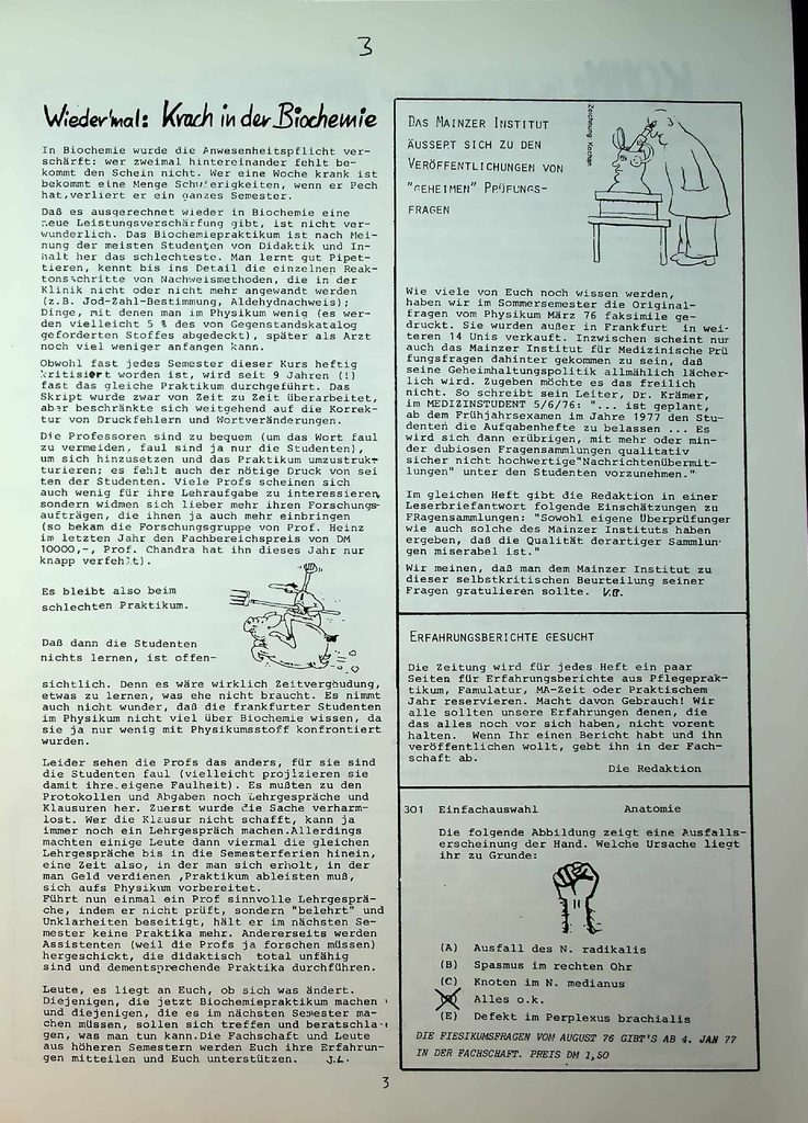 [doc_772862] Wiedermal: Krach in der Biochemie – Zeitschrift für alle Gesundheitsberufe