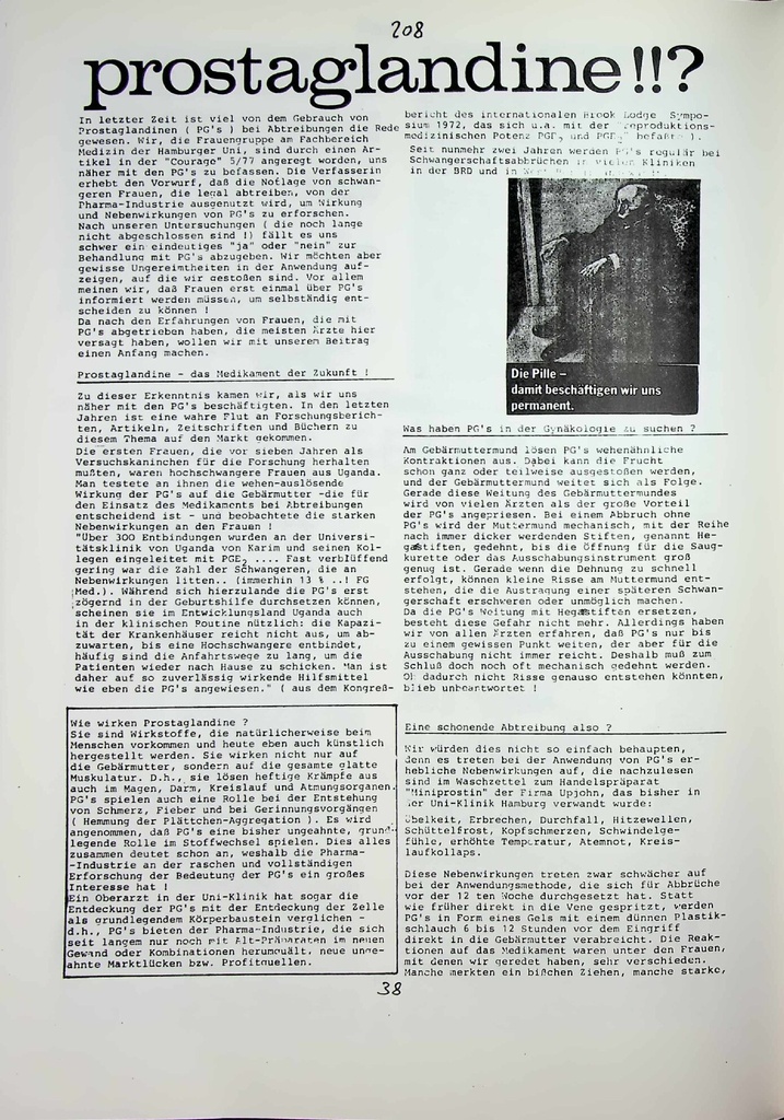 [doc_772973] Prostaglandine!? – Zeitschrift für alle Gesundheitsberufe