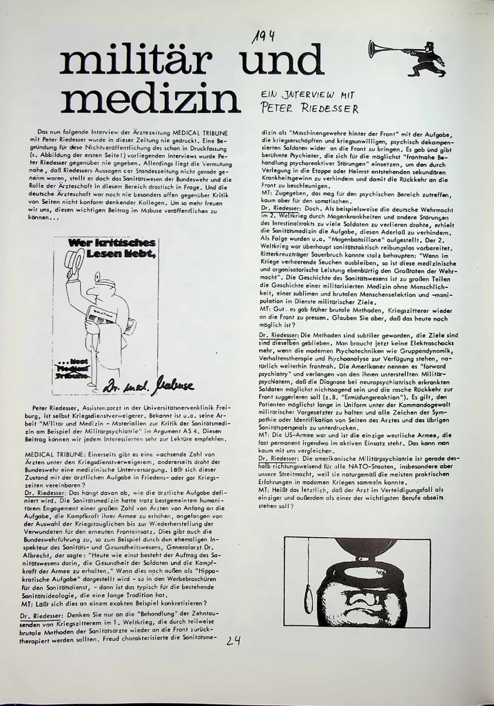 Militär und Medizin – Zeitschrift für alle Gesundheitsberufe