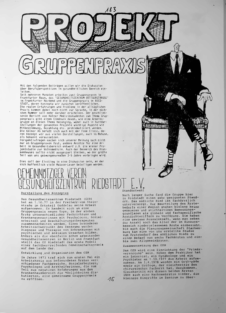 [doc_772965] Projekt Gruppenpraxis – Zeitschrift für alle Gesundheitsberufe