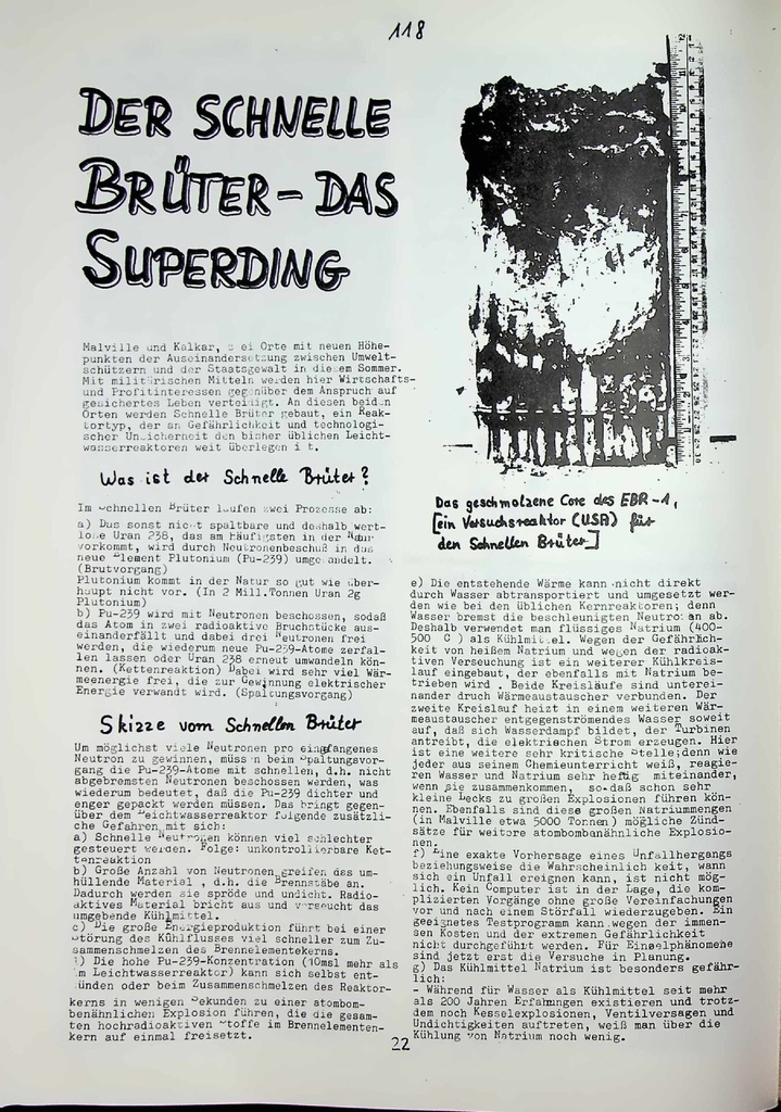 Der schnelle Brüter – das Superding – Zeitschrift für alle Gesundheitsberufe