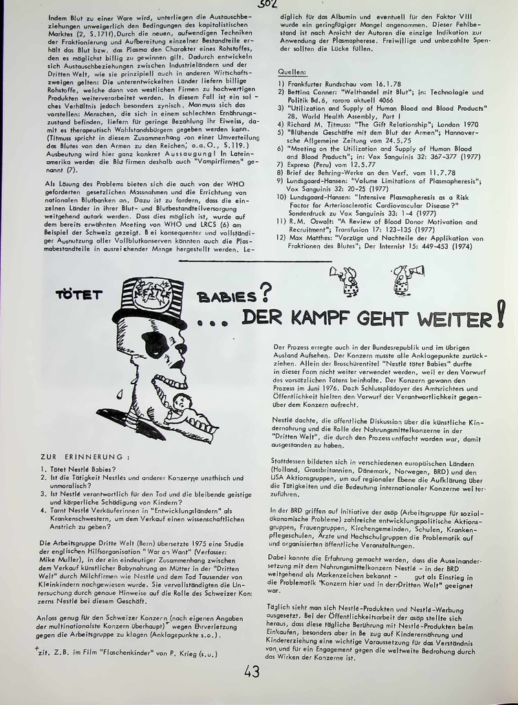 [doc_773004] Tötet Babies? Der Kampf geht weiter – Zeitschrift für alle Gesundheitsberufe