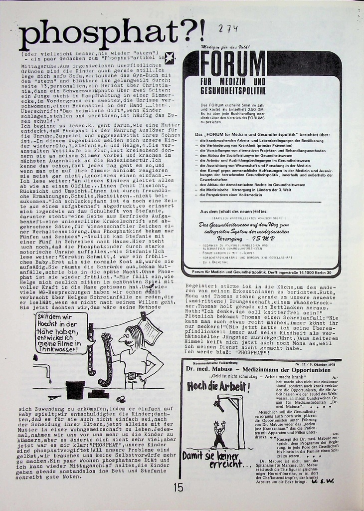 [doc_772994] Dr. med. Mabuse — Medizinmann der Opportunisten – Zeitschrift für alle Gesundheitsberufe