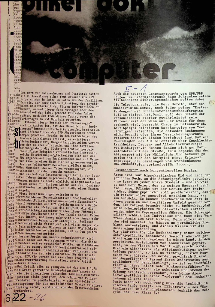 [doc_775385] Onkel Doc Computer – Zeitschrift für alle Gesundheitsberufe
