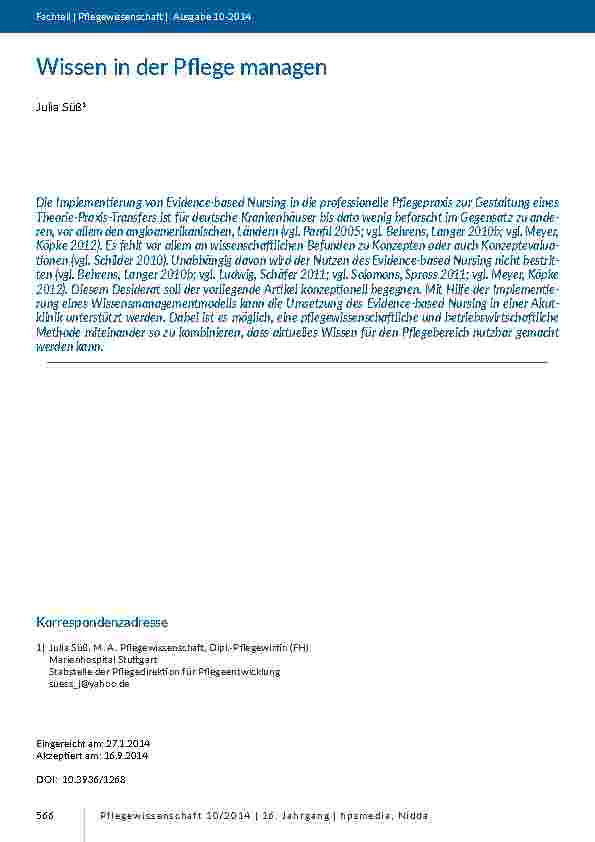 [doc_201368] Wissen in der Pflege managen
