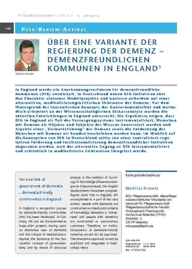 [doc_201357] Über eine Variante der Regierung der Demenz – demenzfreundlichen Kommunen in England